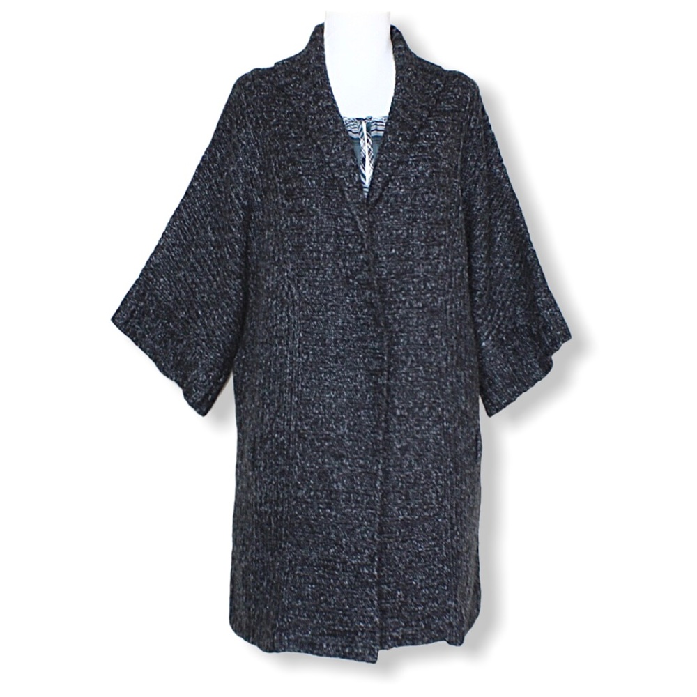 Vertigo Paris Black Chunky Long Cardigan Jacket